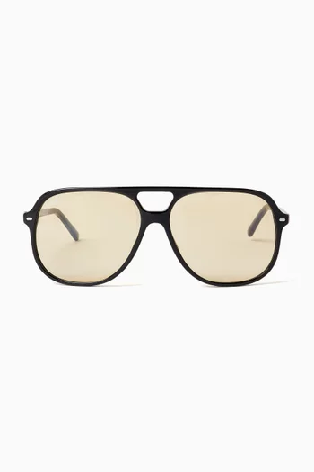 Bill Square Sunglasses in Acetate