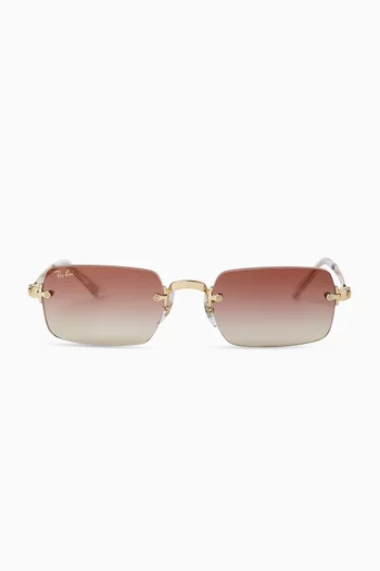 x A$AP ROCKY Oval Sunglasses in Metal