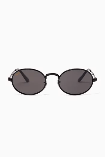 x A$AP Rocky Oval Sunglasses in Metal