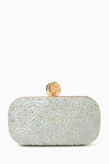 Small Bubble Box Clutch