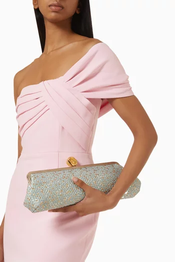 Small Bubble Le Long Clutch