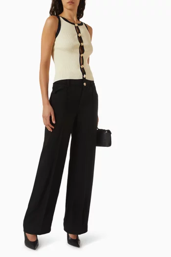 Mani Embellished Knit Top