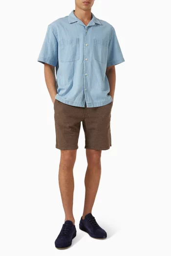 Brody Shorts in Organic Linen-blend