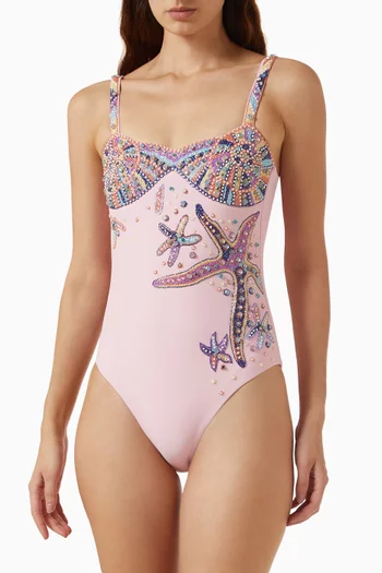 Selene Sea Shell One-piece Swimsuit