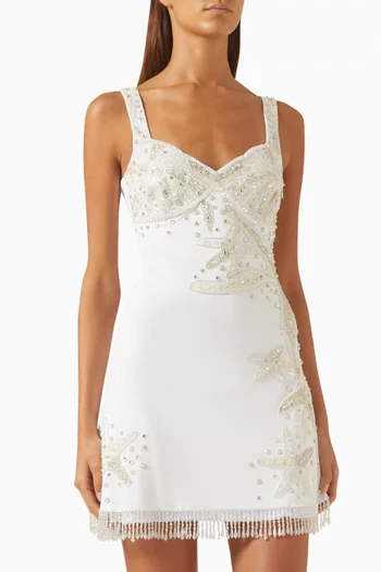 Crescent Shell Mini Dress