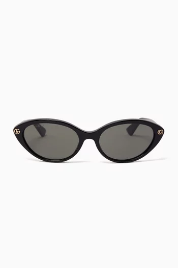 Cat-eye Sunglasses in Recycled Acetate