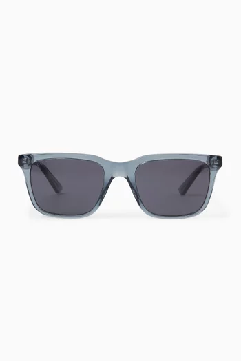 Square Frame Sunglasses in Recycled Acetate