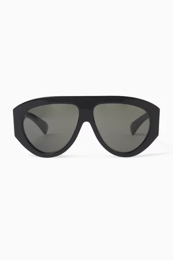 Aviator Sunglasses in Recycled Acetate