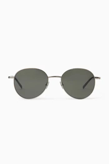 SL 865 Round Sunglasses in Metal