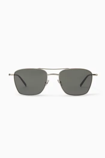 SL 866 Square Sunglasses in Metal