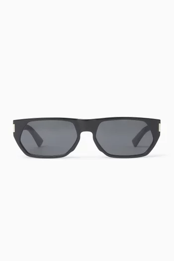 SL 898 Rectangular Sunglasses in Acetate