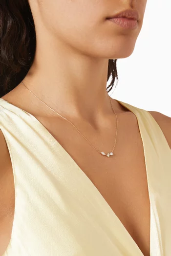 Dali Diamond Necklace in 18kt Gold