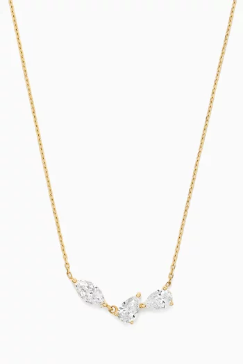 Dali Diamond Necklace in 18kt Gold