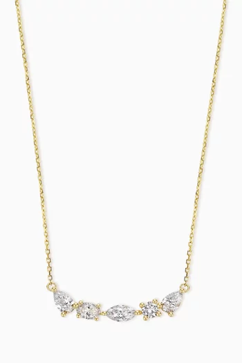 Nessa Diamond Necklace in 14kt Gold