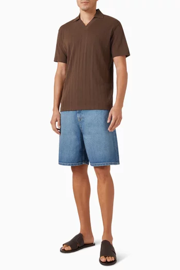 Travis Polo Shirt in Knit-blend