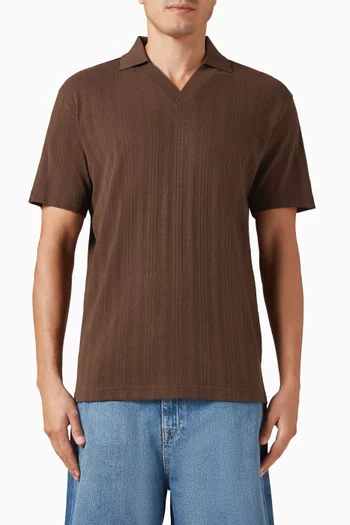 Travis Polo Shirt in Knit-blend