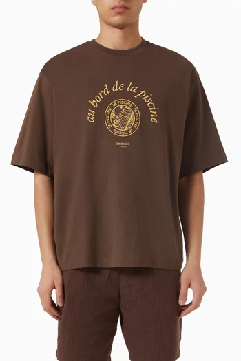 Graphic-print T-shirt in Jersey