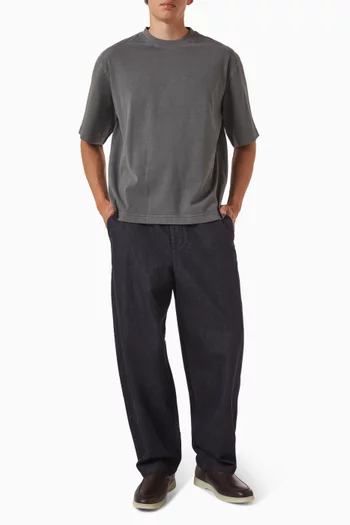Boxy-fit T-shirt in Cotton