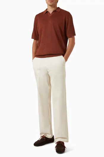 Jerry Polo T-shirt in Linen