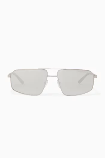 Pilot Sunglasses in Metal