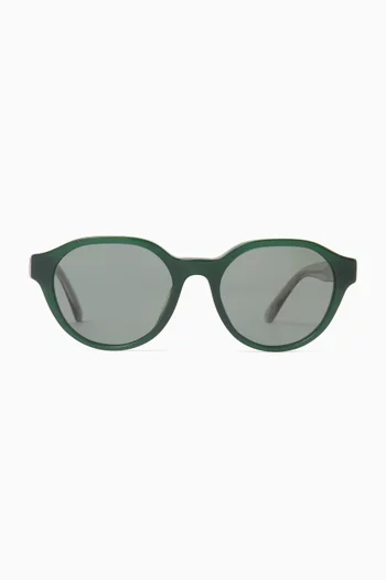 Round Sunglasses in Acetate