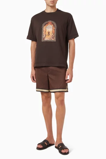 Longer Italian Baller Swim Shorts