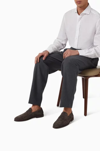 Penny Loafers in Suede