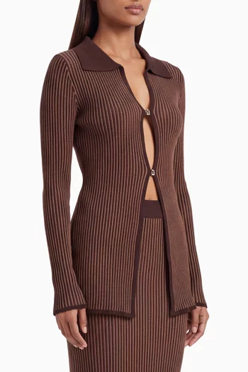 Federica Knit Shirt in Viscose Blend
