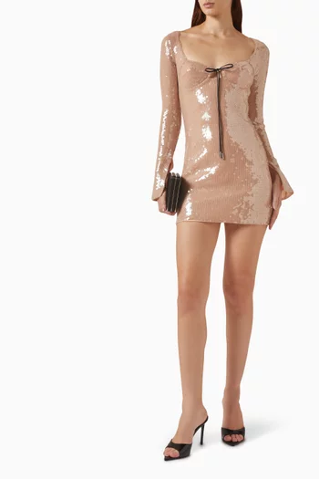 Franca Paillette Mini Dress