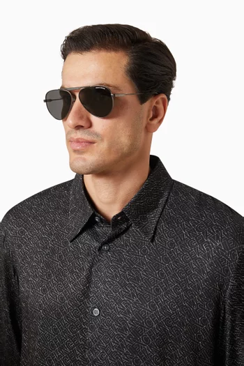 Aviator Sunglasses in Metal