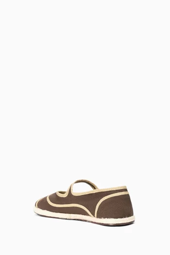 Nora Espadrille Flats in Cotton
