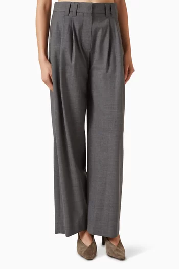Tailored Pants in Wool-blend