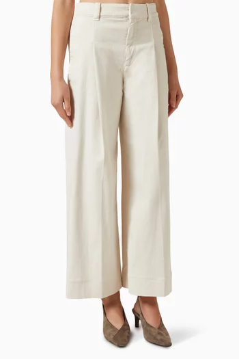 Wide-leg Jeans in Denim