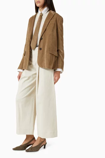 Tailored Blazer in Corduroy
