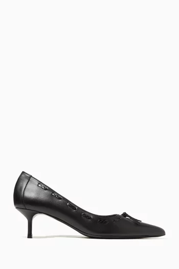 Sebastian 45 Pumps in Smooth Leather