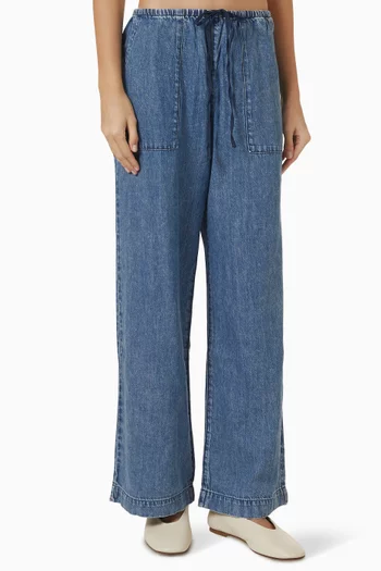 Claire Utility Pants in Featherweight Denim
