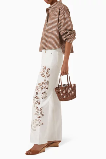 Shea Relaxed Straight Jeans in Lightweight Rigid Denim