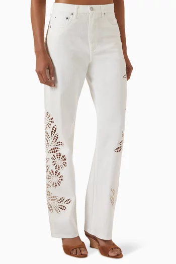 Shea Relaxed Straight Jeans in Lightweight Rigid Denim
