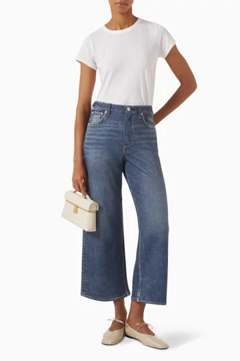 Miramar Andi Ankle Wide-leg Pants in Cotton Terry