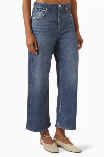 Miramar Andi Ankle Wide-leg Pants in Cotton Terry
