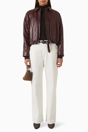 Monili Jacket in Nappa Leather