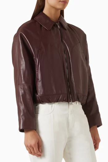 Monili Jacket in Nappa Leather