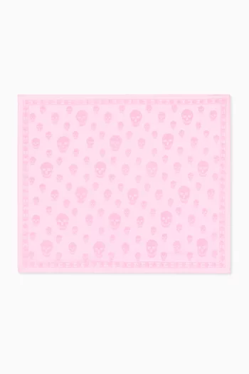 Classic Skull Scarf in Silk-chiffon