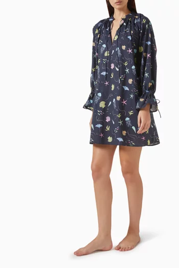 x Oceanus Margot Dress in Organic Cotton