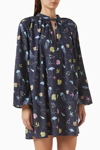 x Oceanus Margot Dress in Organic Cotton