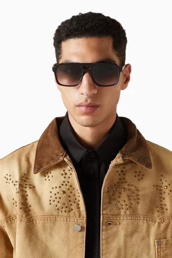 1394 Aviator Sunglasses in Acetate
