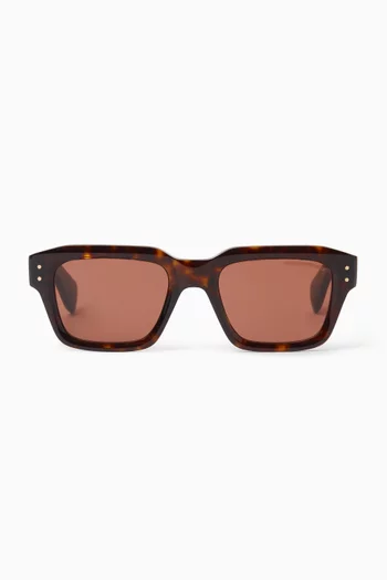 1432 Square Sunglasses in Acetate