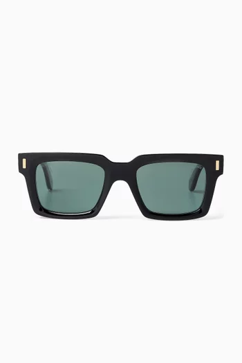 9386 Square Sunglasses in Acetate