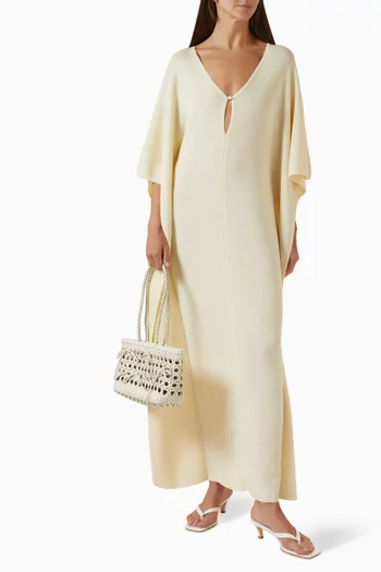 Janna V-neck Maxi Kaftan