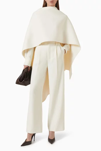 Colette Doublé Cape in Wool-blend